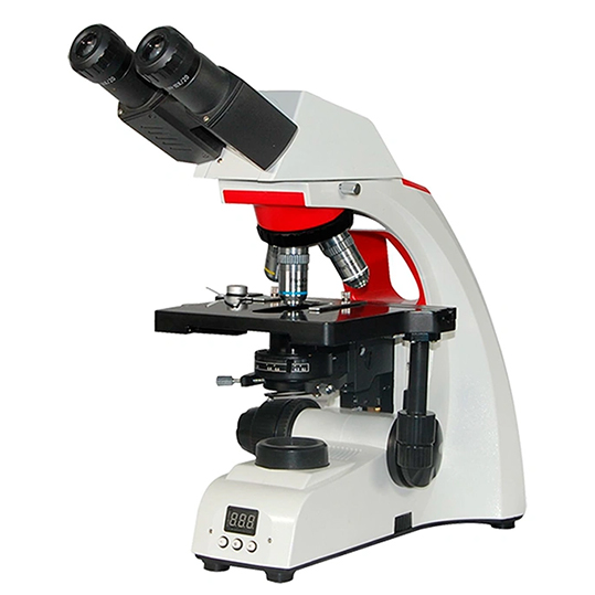 Heating stage biological microscope