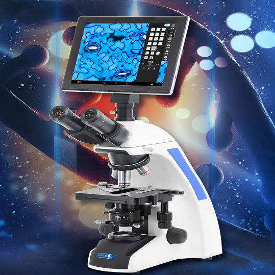 Touch screen digital microscope