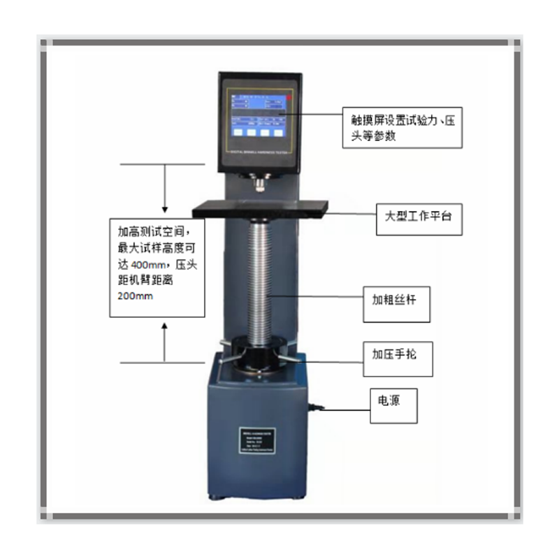 SCB-3000D enhanced Brinell hardness tester